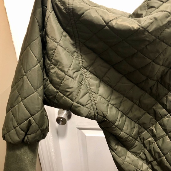 Joe Boxer Jackets & Coats Joe Boxer Olive Green Quilted Bomber